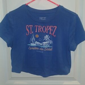 Freeze Juniorss Blue St. Tropez Graphic Tee